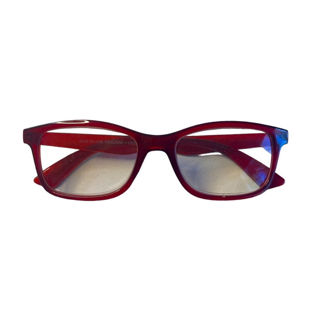 FGX reading glasses +2.50 red. New